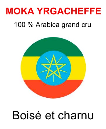 caf� vert : Moka d'�thiopie " YRGACHEFFE"
